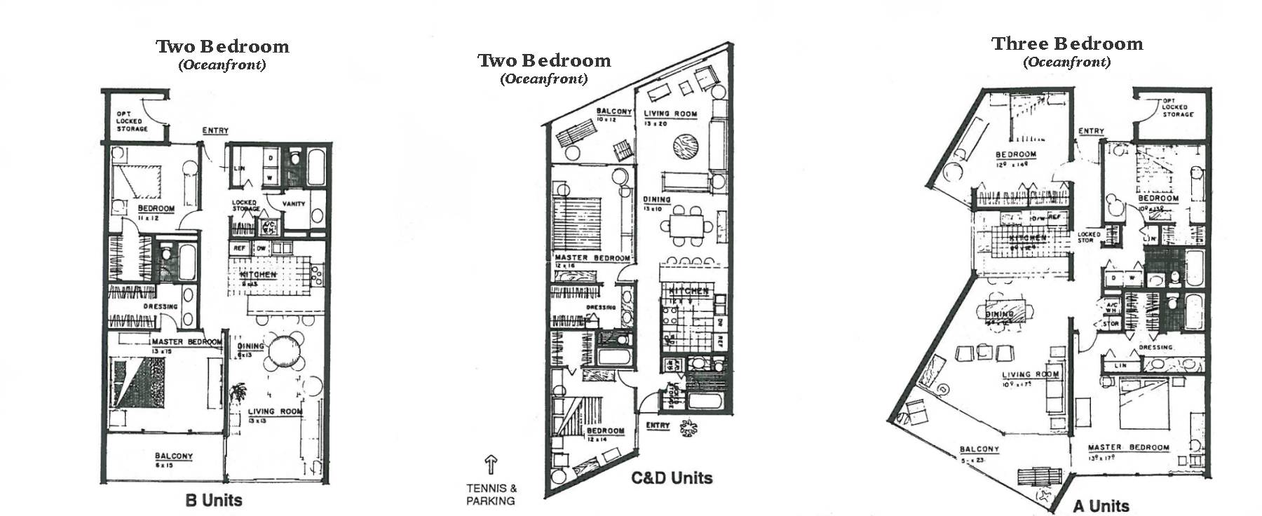 Anastasia Condo Floorplans